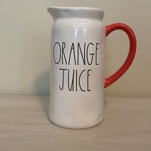 Rae Dunn ORANGE JUICE Pitcher